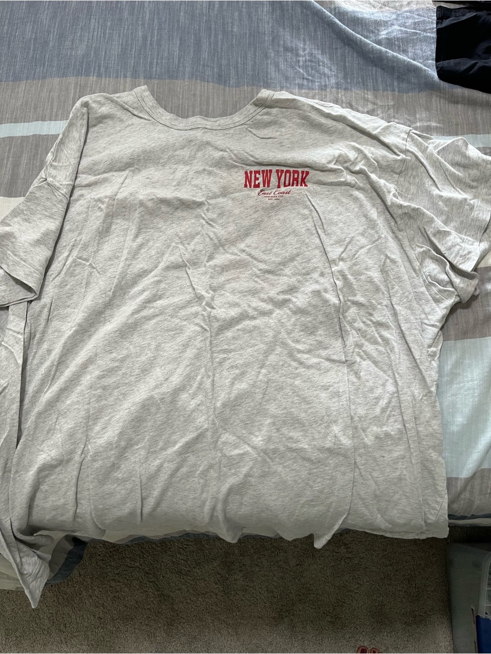 Old Navy New York Graphic Crewneck T-Shirt - Light Gray
